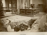 Katedrala. Raka u stolnoj crkvi nakon potresa 1880. godine